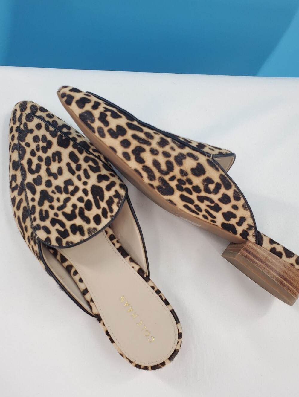 Cole Haan Piper leopard print mule 7.5